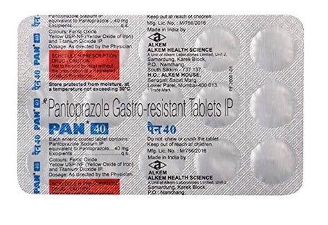 Pan 40 Mg Order Online Benefits Effects Uses