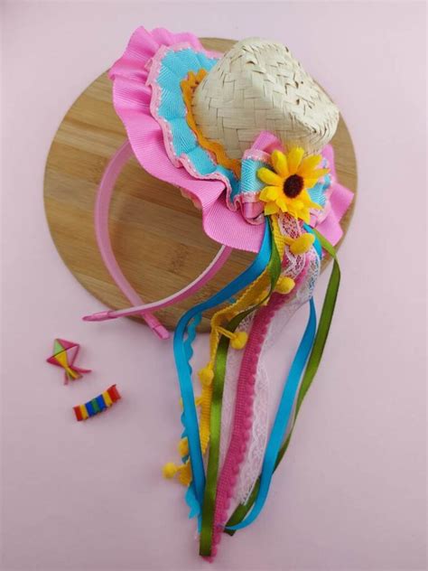 Tiara de Festa Junina tutoriais e modelos fantásticos para inspirar