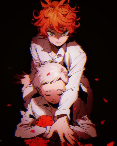 Emma And Norman Yakusoku No Neverland Drawn By Qin7833198 Danbooru