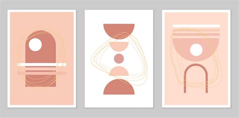 A set of abstract posters. 14178022 Vector Art at Vecteezy