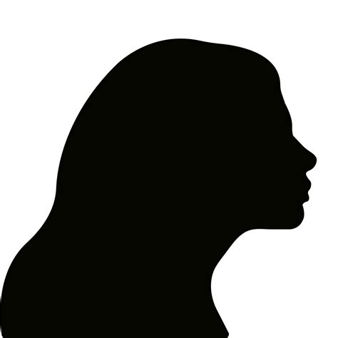 silhouette of beautiful profile of woman face concept beauty and fashion 31055580 Vector Art at ...