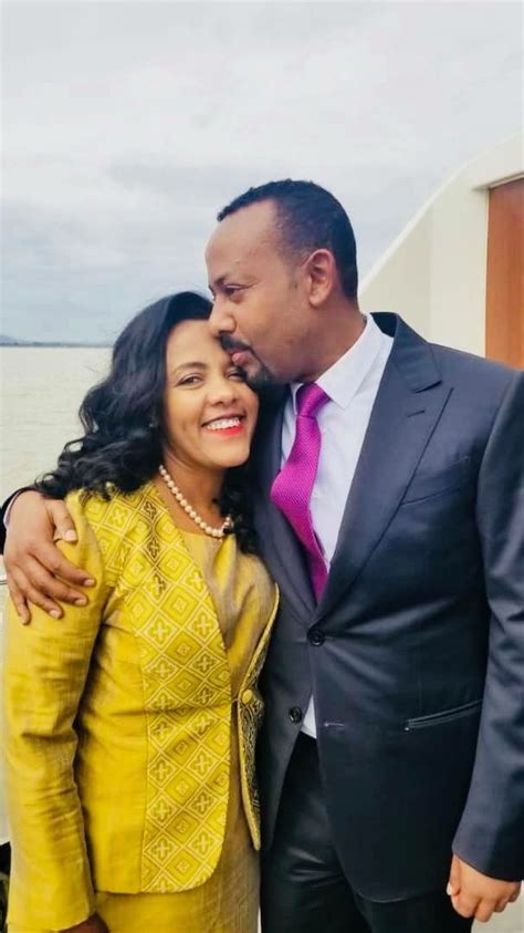 Ethiopian Prime Minister Abiy Ahmed And His Wife Oromo Abiy Ahmed