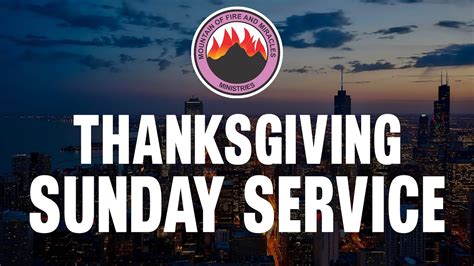 MFM Lekki Phase 1 Thanksgiving Sunday Service November 19th 2023