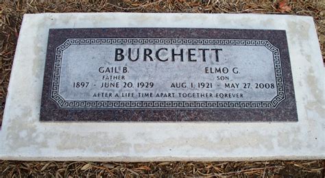 Elmo Gail Burchett 1921 2008 Find A Grave Memorial