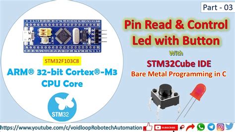 03 Pin Read And Control Led With Button With Stm32f103c8