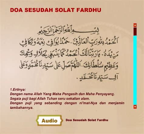 Doa Setelah Sholat Fardhu Ala Nu Doa Kutipan Doa Belajar