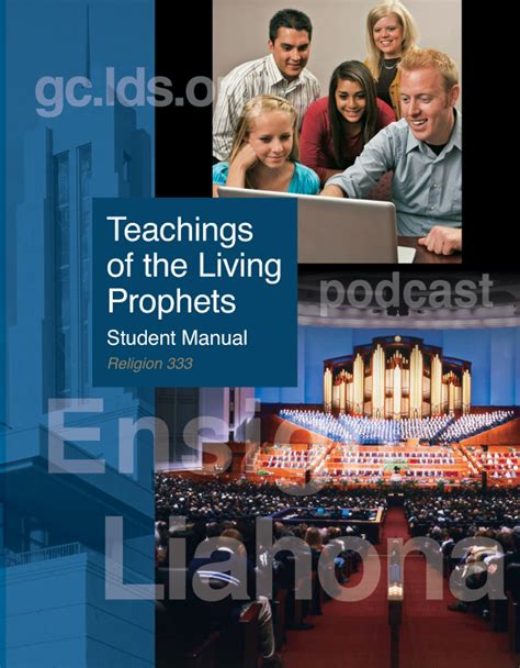Teachings Of The Living Prophets Student Manual
