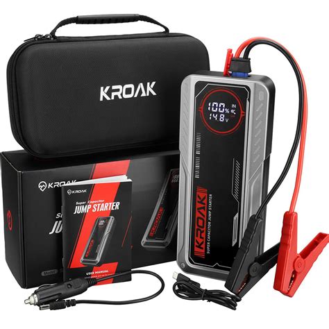 Super Capacitor Car Jump Starter Super Safe Battery Less Quick Charge