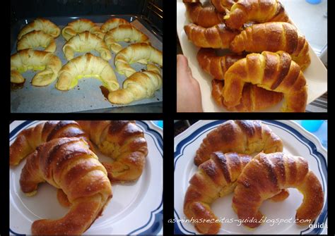 As Minhas Receitas Guida Croissants Massa Caseira