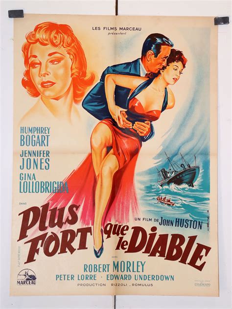 Plus Fort Que Le Diable Movie Poster Beat The Devil Movie Poster