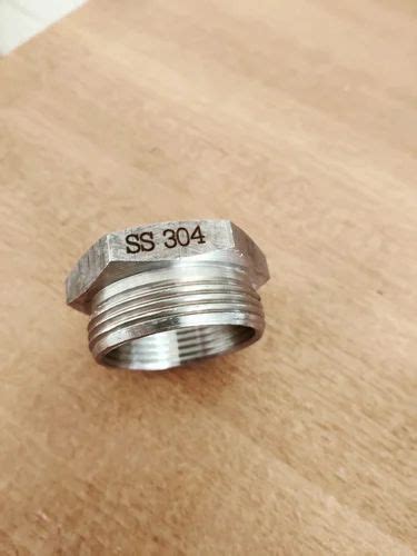 Round Circular Stainless Steel Hexagon Bushing Material Grade Ss