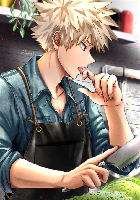 Bakugo Being Hot Ideas To Save Today Cute Anime Guys Bakugo Katsuki Fanart Cute My