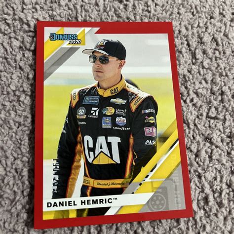 Donruss Racing Nascar Red Parallel Daniel Hemric Ebay