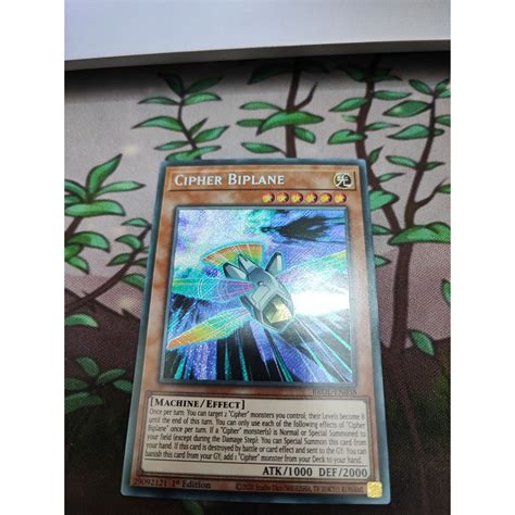 Yugioh Funny Shop 1 lá thẻ bài Cipher Biplane BROL EN038 Secret