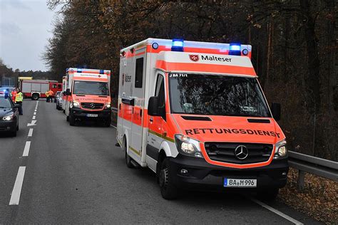 T Dlicher Unfall Auf Staatsstra E Zwischen Bamberg Und Strullendorf