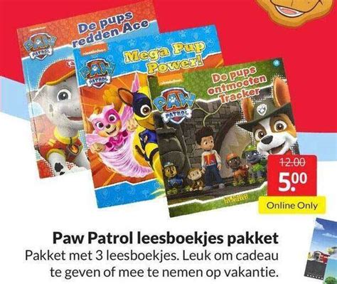 Paw Patrol Leesboekjes Pakket Aanbieding Bij Boekenvoordeel