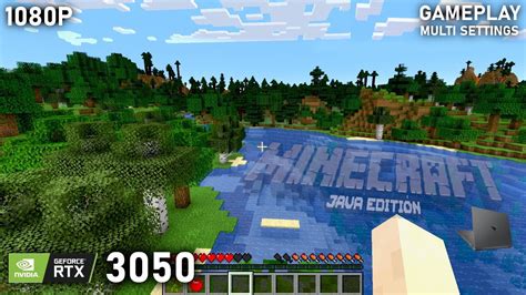 Minecraft Java Edition Rtx M W H X Gb Gameplay