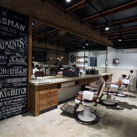 Top 80 Best Barber Shop Design Ideas - Manly Interior Decor