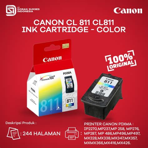 Jual Canon Cl Cl Original Cartridge Tinta Ip Mp Mx