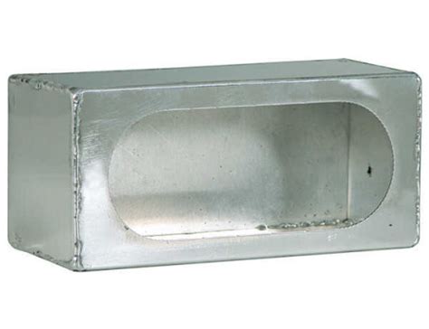 Buyers Light Box Single Oval X X Aluminum