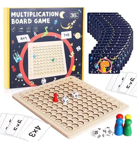 Brinquedo Matemático Montessori Para Tabuleiro De Multiplica