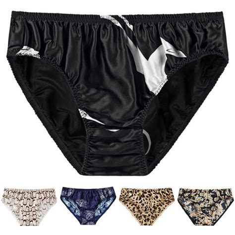 Neuf Femmes Sous V Tement Slip Soie Bikini Sexy Respirant Comfort EBay