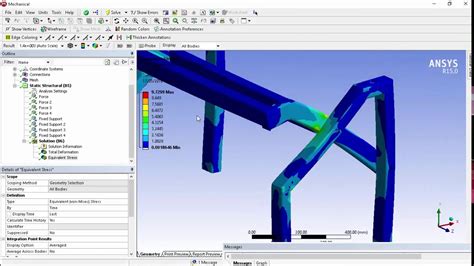 Tutorial Mesa Solidworks Ansys Simulaci N Analisis Estatico Youtube