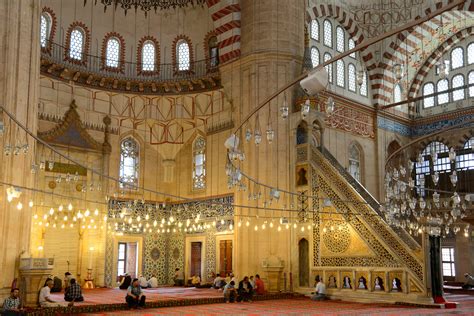 Edirne - Selimiye Mosque; Inside (3) | Bursa to Edirne | Pictures ...