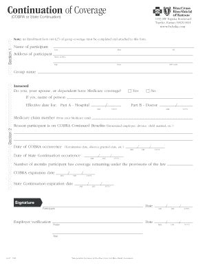 Fillable Online Bcbs Enrollment Form Fax Email Print Pdffiller