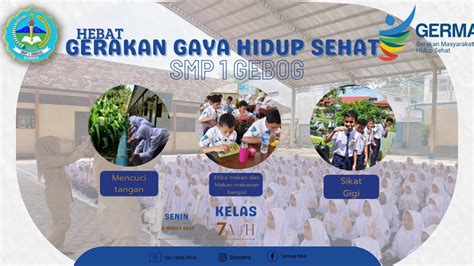 Cuci Tangan Pakai Sabun Makan Bersama Sikat Gigi Bersama Smp 1 Gebog