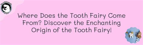 Where Does the Tooth Fairy Come From? | Toothbrush Toys