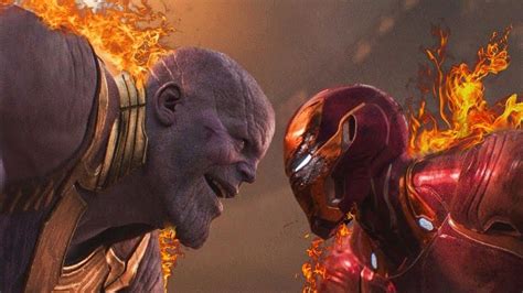 Avengers Infinity War Iron Man Vs Thanos Youtube