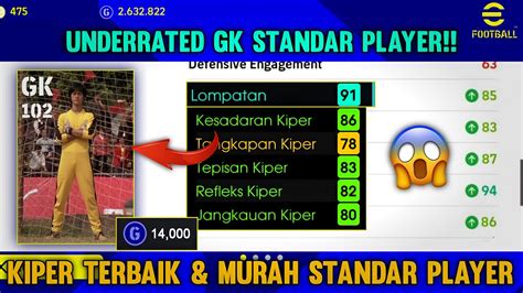 14 000 GP BISA MENDAPATKAN HIDDEN GEMS KIPER STANDAR PLAYER TERBAIK