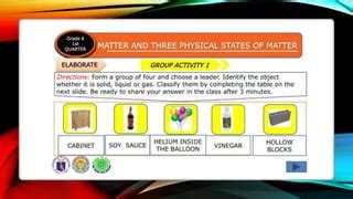 STATES OF MATTER PPT Pptx