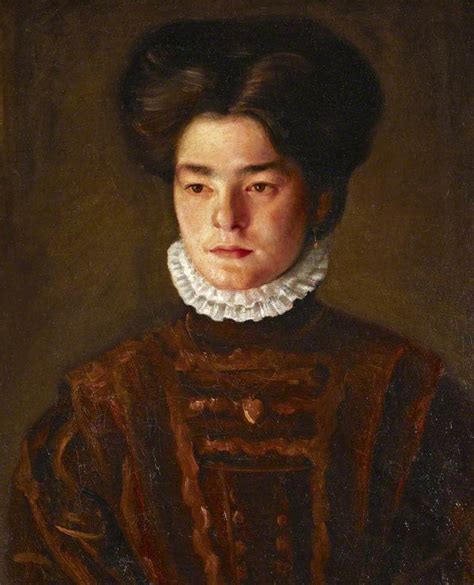 Portrait Of A Girl The Artists Sister Sophie Mark Gertler 1891