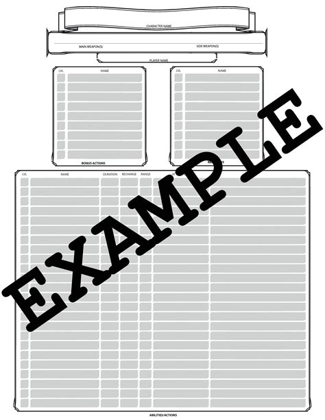 D&D Character Sheets - Etsy