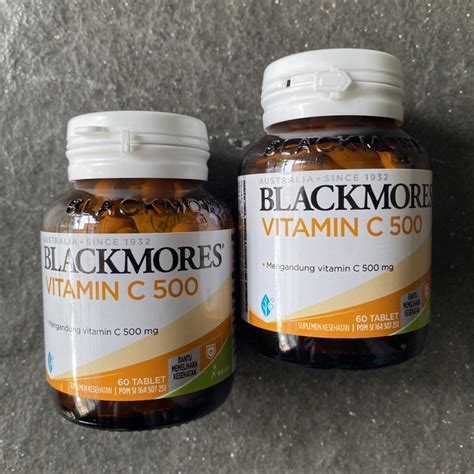 Jual Blackmores Vit C 500mg 60 Tablet Shopee Indonesia