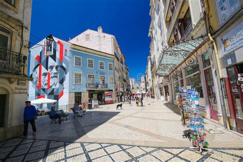 Centro Hist Rico De Coimbra Portugal Imagem De Stock Editorial