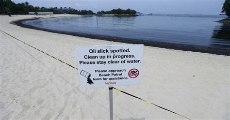 Everything About the Oil Spill That Led to Beach Closures in S’pore ...