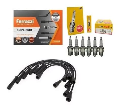 Cables 6 Bujias Ferrazzi Ford Falcon F100 Fairlane 221 Mebuscar Argentina