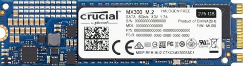 Amazon Crucial MX300 275GB 3D NAND SATA M 2 2280 Internal SSD