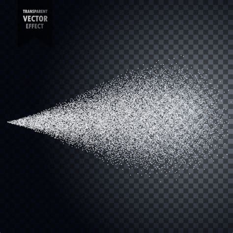 Premium Vector | Water spray mist transparent effect