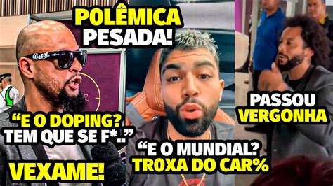 TRETA FLAMENGUISTA TIRA SARR0 PESADO DA CARA DE FELIPE MELO EM MARCELO