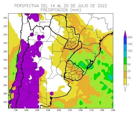 Precipitaciones sobre el este del área agrícola y registros escasos