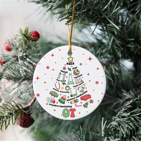 Christmas Occupational Therapy Ornament Ot Christmas Tree Ornament