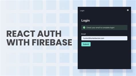 React Authentication With Firebase React Hooks And Private Routes