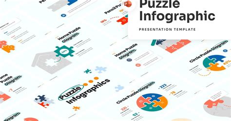 Puzzle PowerPoint Infographic Incl. pieces & mapping - Envato