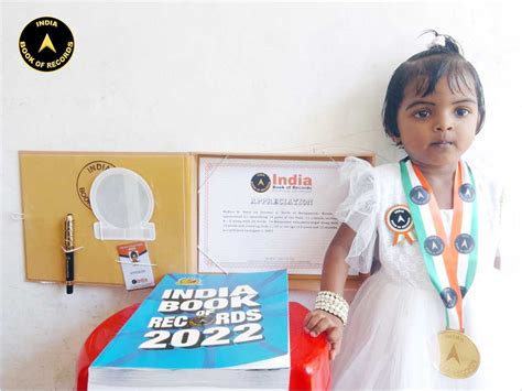 Hadiya K. - Appreciation - India Book of Records