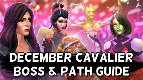 December Cavalier Path And Boss Guide Counters And Options Marvel Contest Of Champions Youtube