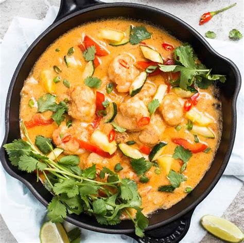 Thai Shrimp Curry With Pineapple Savory Nothings